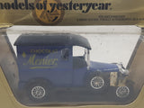 Vintage 1979 Matchbox Models of Yesteryear Y-5 1927 Tablot Van Chocolat Menier Blue and Black Die Cast Toy Car Vehicle New in Box