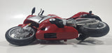 Teamsters Speed Bike X' Motor Red 1:12 Scale Die Cast Toy Motor Cycle with Box