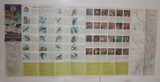 Vintage 1972 Home Oil Distributors Road Map of British Columbia 18" x 39 1/2"