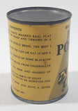1992 Road Kill Brand Pickled Possum Parts Yellow Paper Label Gag Gift Can Sissonville West Virginia
