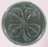A four leaf clover for good luck Green Plastic Token Coin