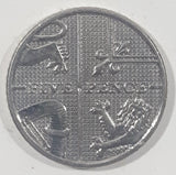 2012 U.K. Great Britain Five Pence Metal Coin