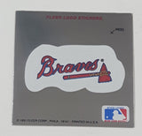 1991 Fleer MLB Baseball Atlanta Braves Team Logo Sticker Trading Card