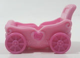 2007 McDonald's Hasbro My Little Pony Pink Plastic Carriage Stroller Toy