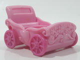 2007 McDonald's Hasbro My Little Pony Pink Plastic Carriage Stroller Toy