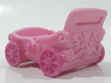 2007 McDonald's Hasbro My Little Pony Pink Plastic Carriage Stroller Toy
