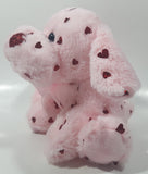 Pink Puppy Dog with Red Hearts 7" Tall Plush Stuffed Character