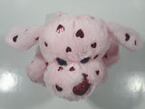 Pink Puppy Dog with Red Hearts 7" Tall Plush Stuffed Character