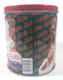1994 Pepsi Cola Santa Claus Your Good Old Friend Seasons Greetings Christmas Holidays " Tall Tin Metal Container