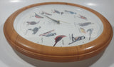 National Audubon Society 13 1/4" Faux Wood Wall Clock with Hourly Bird Sounds