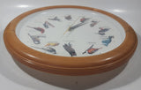 National Audubon Society 13 1/4" Faux Wood Wall Clock with Hourly Bird Sounds