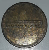 Vintage Famous Players Tech Town Gaming Game Token Metal Coin