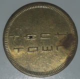 Vintage Famous Players Tech Town Gaming Game Token Metal Coin