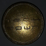 Vintage Famous Players Tech Town Gaming Game Token Metal Coin