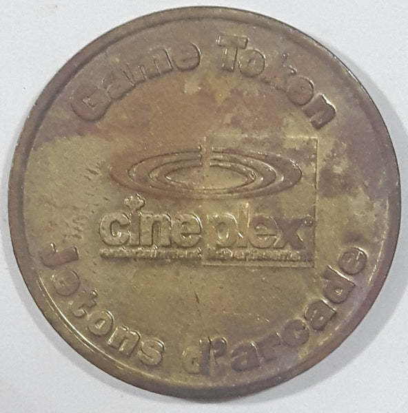 Vintage Famous Players Cineplex Odeon Galaxy No Cash Value Gaming Game Token Metal Coin