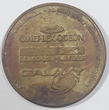 Vintage Famous Players Cineplex Odeon Galaxy No Cash Value Gaming Game Token Metal Coin