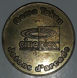Vintage Famous Players Cineplex Odeon Galaxy No Cash Value Gaming Game Token Metal Coin