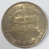 Vintage Famous Players Cineplex Odeon Galaxy No Cash Value Gaming Game Token Metal Coin