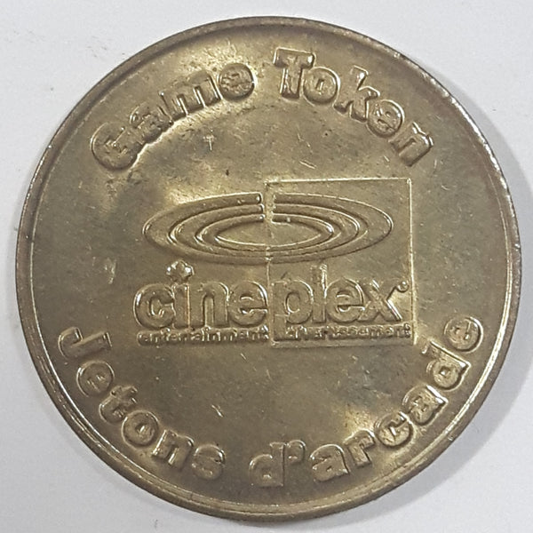 Vintage Famous Players Cineplex Odeon Galaxy No Cash Value Gaming Game Token Metal Coin