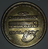 Vintage Famous Players Cineplex Odeon Galaxy No Cash Value Gaming Game Token Metal Coin