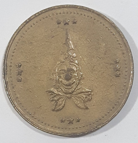 Clown Themed No Cash Value Metal Game Token Coin