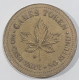 Clown Themed No Cash Value Metal Game Token Coin