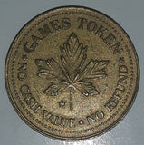 Clown Themed No Cash Value Metal Game Token Coin