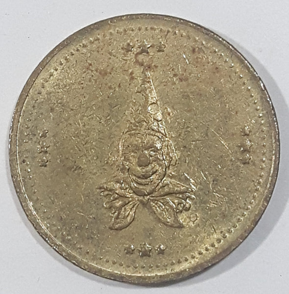 Clown Themed No Cash Value Metal Game Token Coin
