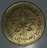 Clown Themed No Cash Value Metal Game Token Coin