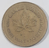 Clown Themed No Cash Value Metal Game Token Coin