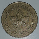 Clown Themed No Cash Value Metal Game Token Coin