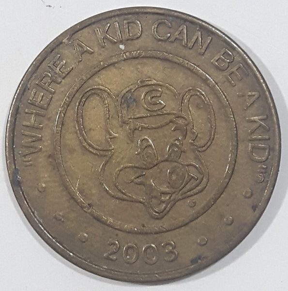 2003 Chuck E. Cheese No Cash Value Gaming Game Token Metal Coin