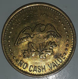 Horseshoe and Star Themed No Cash Value Metal Token Coin