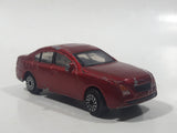 Unknown Brand C3 Sedan Dark Red Die Cast Toy Car Vehicle