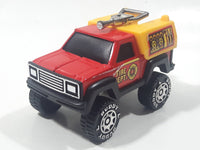 Vintage 1984 Buddy L Fire Dept Truck Red Pressed Steel and Plastic Die Cast Toy Car Vehicle