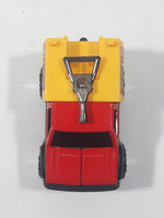 Vintage 1984 Buddy L Fire Dept Truck Red Pressed Steel and Plastic Die Cast Toy Car Vehicle
