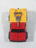 Vintage 1984 Buddy L Fire Dept Truck Red Pressed Steel and Plastic Die Cast Toy Car Vehicle
