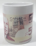 Novelty $50 Canadian Bill Currency Cash Money Ceramic Coffee Mug