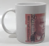 Novelty $50 Canadian Bill Currency Cash Money Ceramic Coffee Mug