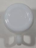 Vintage Glasbake Grandpa Grandfather Poem White Milk Glass Coffee Mug Cup 59 Made in U.S.A.