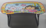 2003 Viacom Nickelodeon Jr Dora The Explorer Reach For The Stars! Metal Folding TV Dinner Lunch Tray