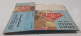 Vintage 1954 Velvet Ice Cream On Quart Feature Flavour Choc Nut Fudge Ice Cream Box Never Used