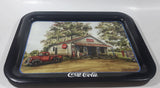 1997 Coca Cola "GEN. MDSE." Jeanne Mack Country Store Black Metal Beverage Serving Tray