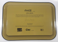 1997 Coca Cola "GEN. MDSE." Jeanne Mack Country Store Black Metal Beverage Serving Tray