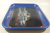 1996 Pepsi Cola Route 66 Diner "The way it was when Pepsi was a dime" Savage Blue Metal Beverage Serving Tray
