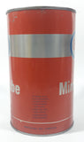 Vintage ESSO Mineralube 20-20W Motor Oil One Quart Orange Metal Can FULL