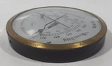 Vintage Cooper Room Comfort Indicator Brass Cased Glass Face Temperature Humidity Gauge