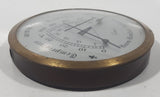 Vintage Cooper Room Comfort Indicator Brass Cased Glass Face Temperature Humidity Gauge