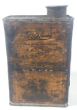 Antique G.F. Stephens & Co. Limited Winnipeg Canada Varnish Hard Oil Finish Metal Container EMPTY