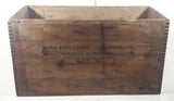 Antique Canadian Industries Limited C-I-L 50 Lb. Polar Stumping Powder High Explosives Wood Crate Box Blasting Collectible